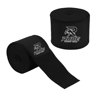 Black professional boxing gloves